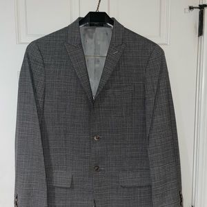 John Varvatos Gray Wool Sport Jacket